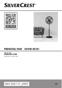 Manual SilverCrest IAN 353117 Fan
