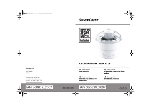 Használati útmutató SilverCrest IAN 360839 Fagylaltgép