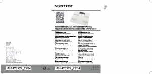 Manual SilverCrest IAN 498992 Scale