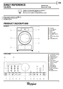 Manual Whirlpool DSCX 10122 Dryer