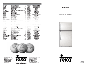 Manual de uso Teka FTD 18X Frigorífico combinado