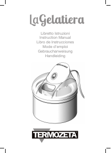 Manual de uso Termozeta La Gelatiera Máquina de helados