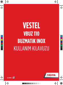 Kullanım kılavuzu Vestel VBUZ 110 Buz makinesi