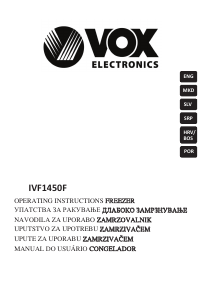 Manual Vox IVF1450F Congelador