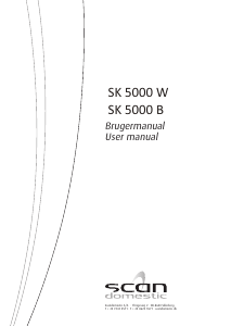 Handleiding Scandomestic SK 5000 B Vaatwasser