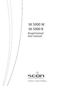 Handleiding Scandomestic SK 5000 W Vaatwasser