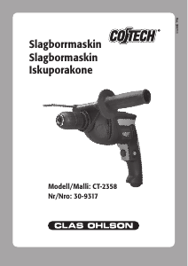 Käyttöohje Cotech CT-2358 Iskuporakone