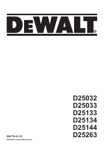 Manuál DeWalt D25134 Rotační kladivo