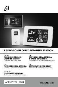 Manual Auriol IAN 365202 Stație meteo