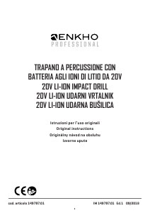 Manuale Enkho 149797.01 Trapano avvitatore