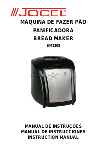 Manual Jocel BM1208 Máquina de pão
