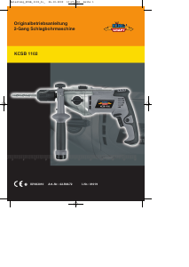 Bedienungsanleitung King Craft KCSB 1102 Schlagbohrmaschine