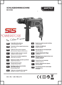 Bedienungsanleitung Matrix ED-E 900 Schlagbohrmaschine