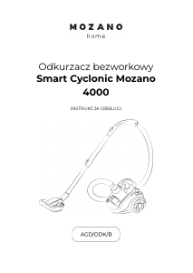 Instrukcja Mozano Smart Cyclonic 4000 Odkurzacz