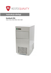 Instrukcja Restoquality RQ80 Kostkarka do lodu