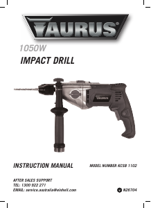 Manual Taurus KCSB 1102 Impact Drill