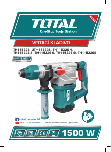 Manuál Total TH115326-6 Rotační kladivo