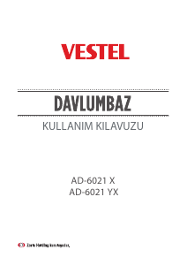 Kullanım kılavuzu Vestel AD-6021 X Davlumbaz