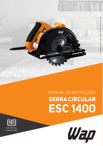 Manual WAP ESC 1400 Serra circular