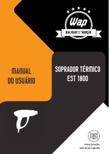 Manual WAP EST 1800 Soprador de ar quente