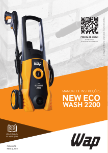 Manual WAP New Eco Wash 2200 Máquina de limpeza a alta pressão