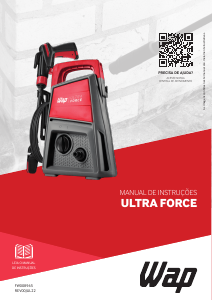 Manual WAP Ultra Force Máquina de limpeza a alta pressão
