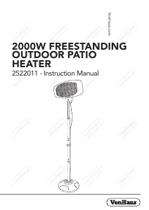 Manual VonHaus 2522011 Patio Heater