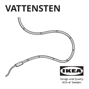 Manual IKEA VATTENSTEN Lampă