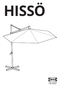 Bruksanvisning IKEA HISSO Parasoll