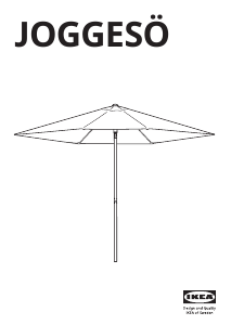 Manual IKEA JOGGESO Garden Parasol