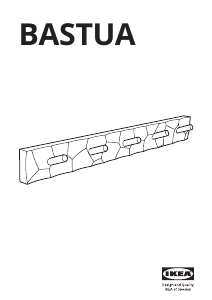 Hướng dẫn sử dụng IKEA BASTUA Giá áo