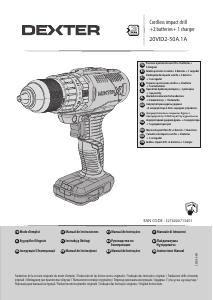 Manual Dexter 20VID2-50A.1A Maşină de găurit-înşurubat