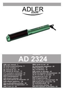 Manuale Adler AD 2324 Modellatore per capelli