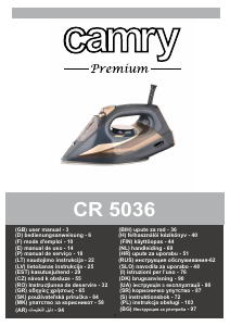 Manual de uso Camry CR 5036 Plancha