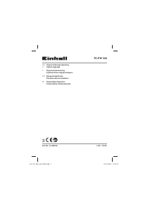 Bruksanvisning Einhell TC-PW 340 Mutterdragare