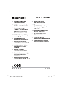 Manuale Einhell TE-CW 18 Li BL-Solo Avvitatore
