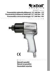 Manuál Extol WI 640 T Akušroubovák