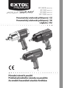 Návod Extol WI 340 Príklepový uťahovák