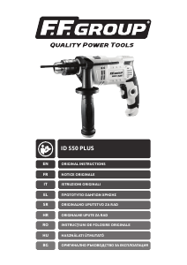 Manuale FF Group ID 550 Plus Trapano a percussione