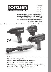 Manual Fortum 4795015 Impact Wrench
