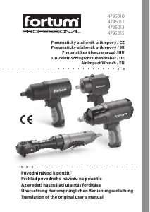 Bedienungsanleitung Fortum 4795012 Schlagschrauber
