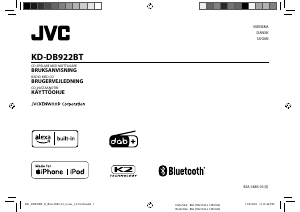 Käyttöohje JVC KD-DB922BT Autoradio