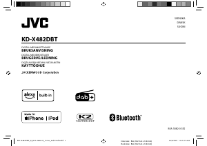 Brugsanvisning JVC KD-X482DBT Bilradio