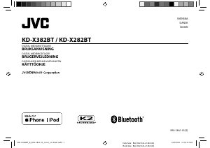 Käyttöohje JVC KD-X382BT Autoradio