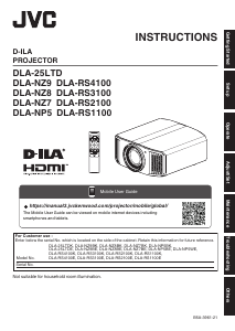 Handleiding JVC DLA-NP5 Beamer