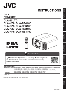 Handleiding JVC DLA-RS1100 Beamer
