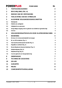 Handleiding Powerplus POWE10030 Klopboormachine