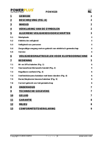 Handleiding Powerplus POWX028 Klopboormachine