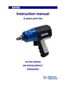 Manual Unitor AT-5348 Impact Wrench