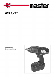 Manuale Master ASS 1/2 Avvitatore pneumatico